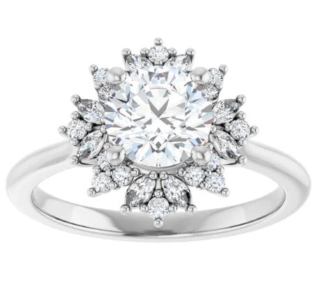 Halo Style Engagement Ring