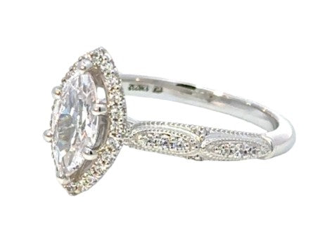 Marquise Vintage Inspired Engagement Ring