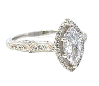 Marquise Vintage Inspired Engagement Ring