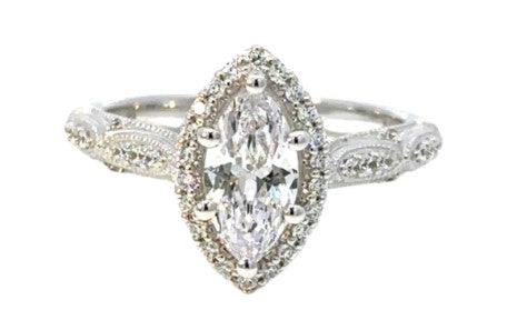 Marquise Vintage Inspired Engagement Ring