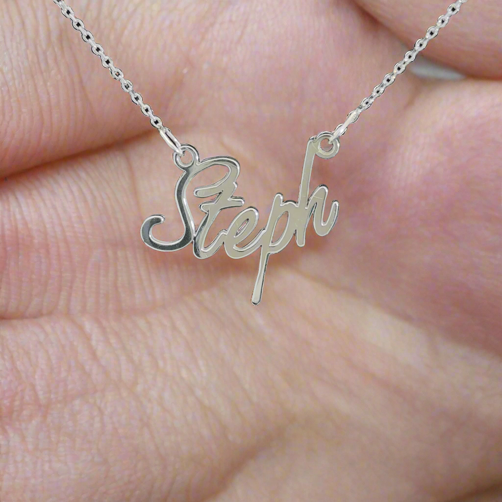 Name Necklace 925 Sterling Silver