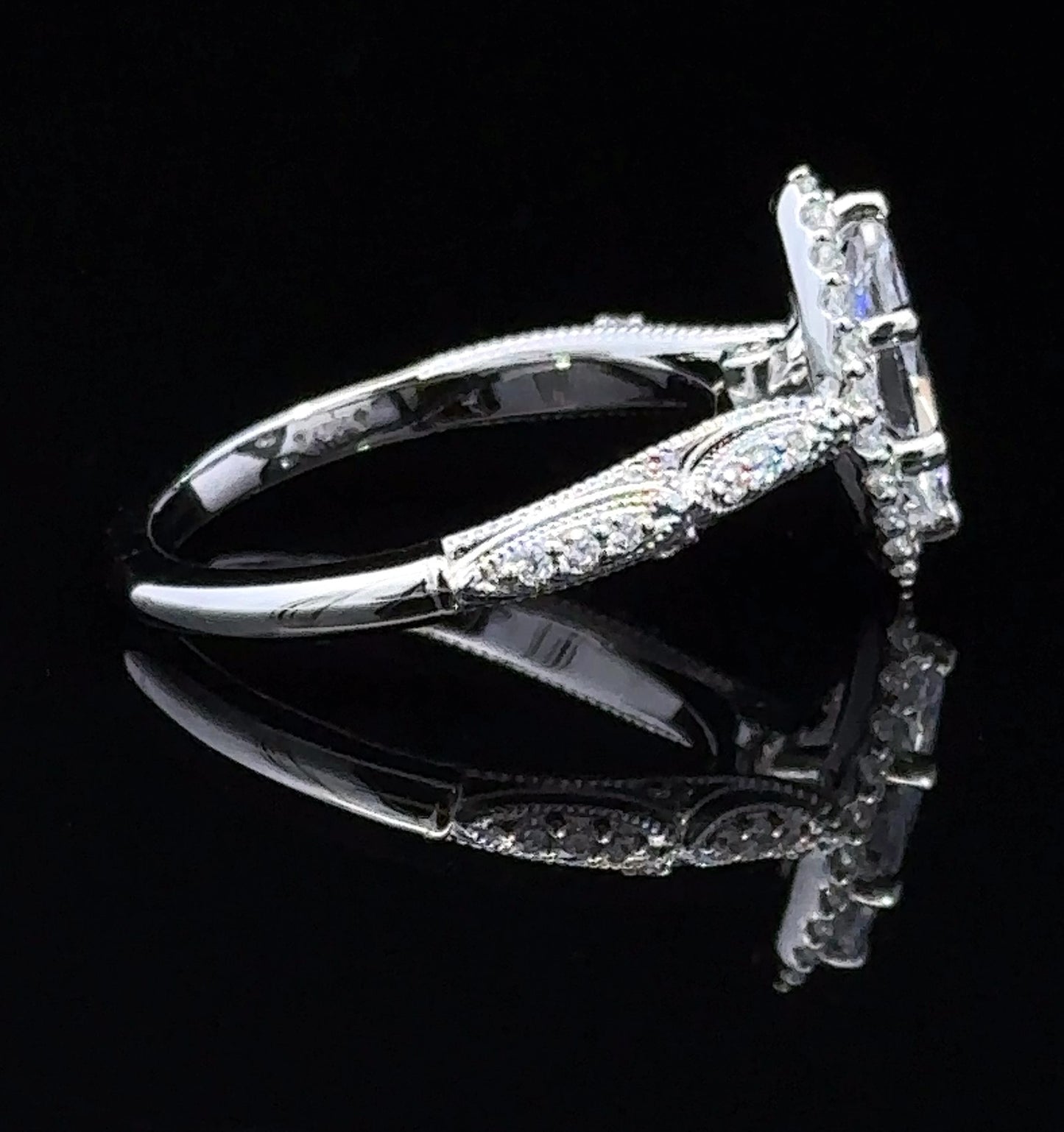 Marquise Vintage Inspired Engagement Ring