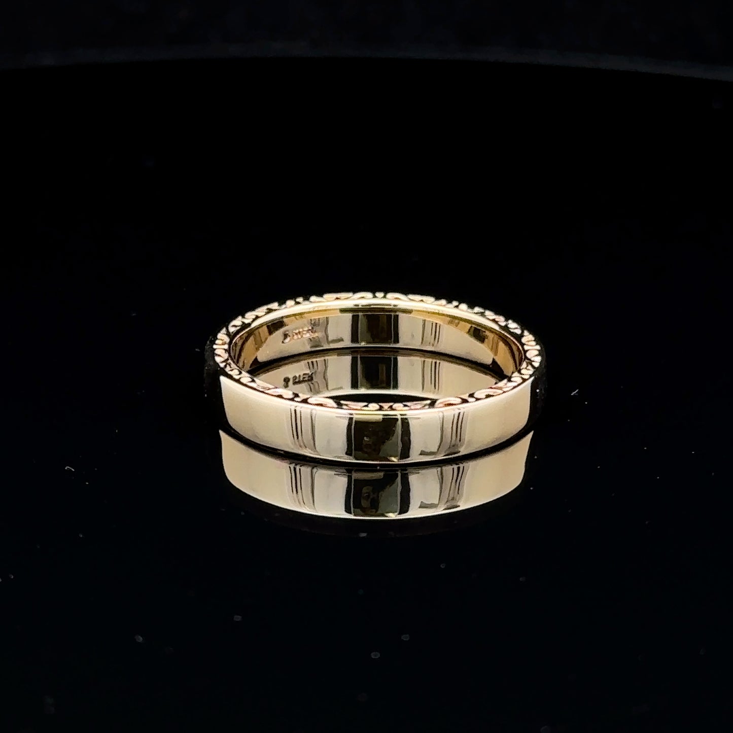 14K Yellow Gold Sculptural Band