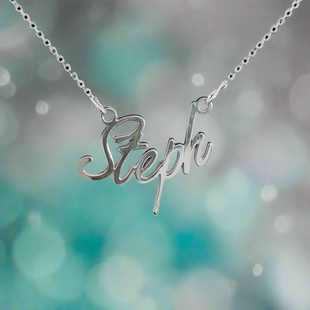 Name Necklace 925 Sterling Silver