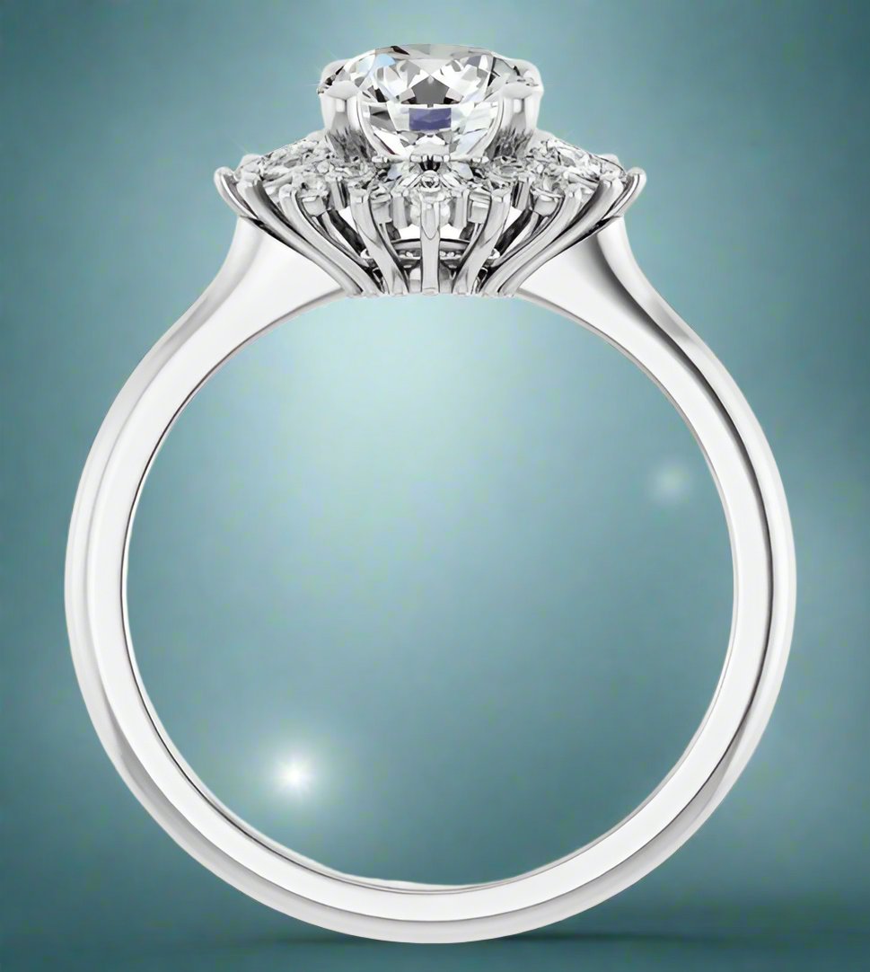 Halo Style Engagement Ring